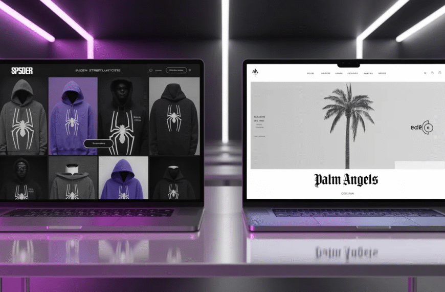SP5DER Website vs Palm Angels Official Website: The Ultimate Guide for Fashion Lovers