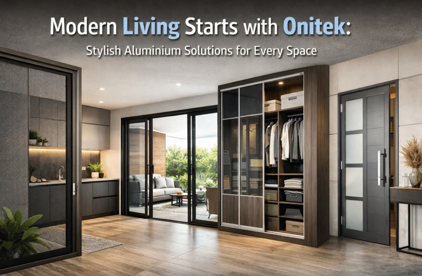 Modern Living Starts with Onitek: Stylish Aluminium Solutions for Every Space